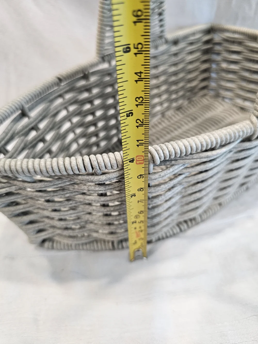 Tug Boat Plastic Wickerlike Nantucket Style Basket